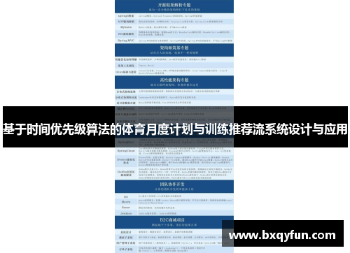 基于时间优先级算法的体育月度计划与训练推荐流系统设计与应用